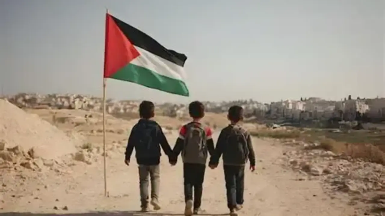 Bandera palestina en los colegios, una nueva pol&eacute;mica alentada por Ayuso