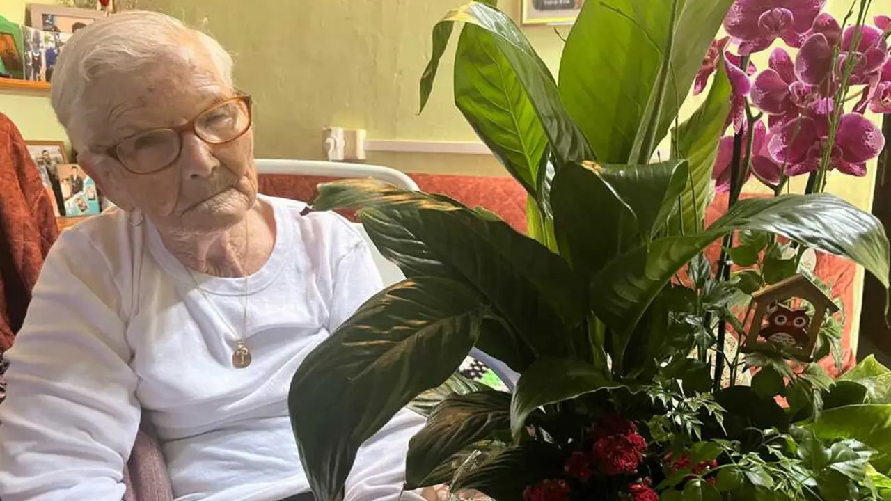 Julia Medina, vecina m&aacute;s longeva de La Gomera, con&nbsp;108&nbsp;a&ntilde;os