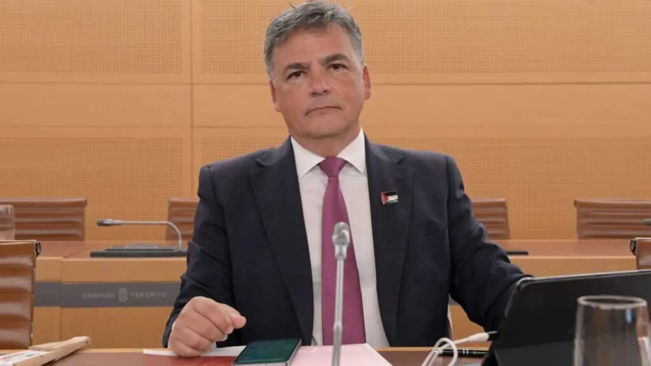 Javier Parrilla, consejero socialista que presenta la moci&oacute;n.