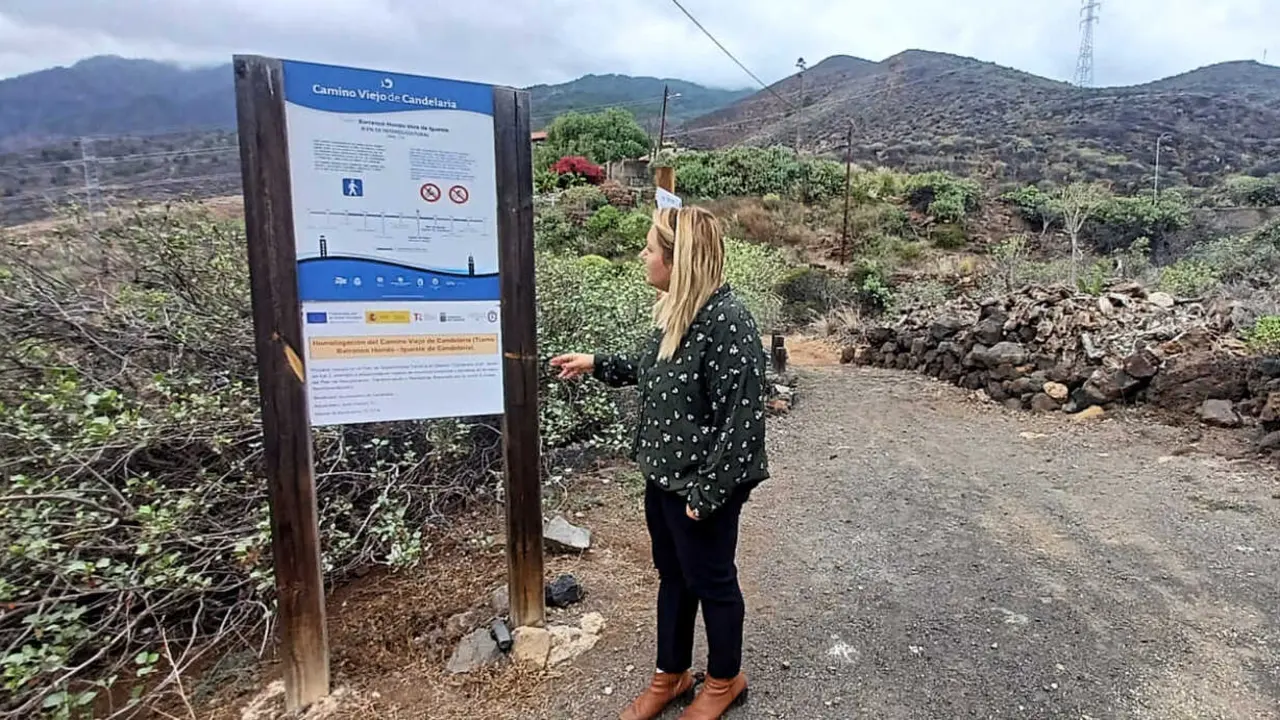 Camino Viejo de Candelaria en el tramo Barranco Hondo &ndash; Igueste