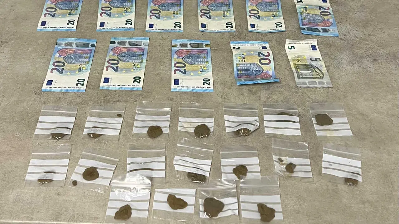 Guardia Civil dinero y drogas
