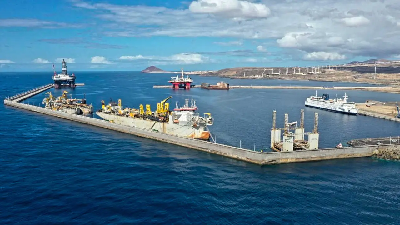 Imagen general del puerto de Granadilla