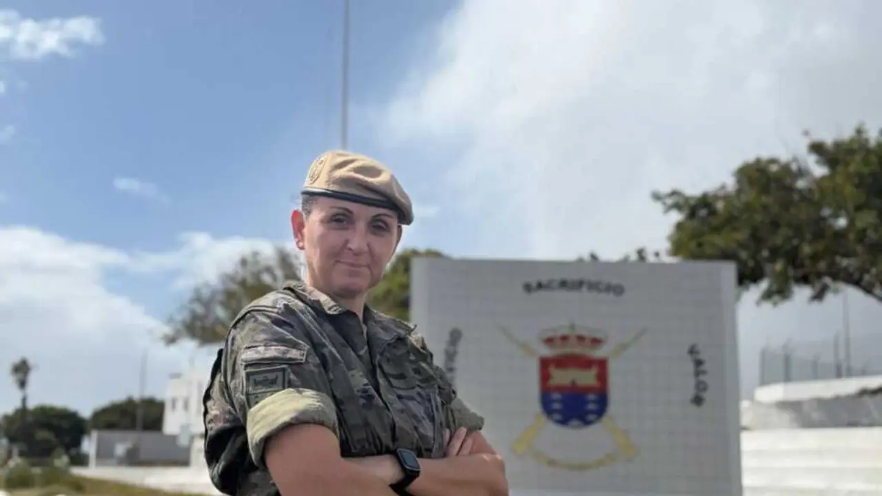 Adelina Torres D&iacute;az, cabo primera natural de Candelaria