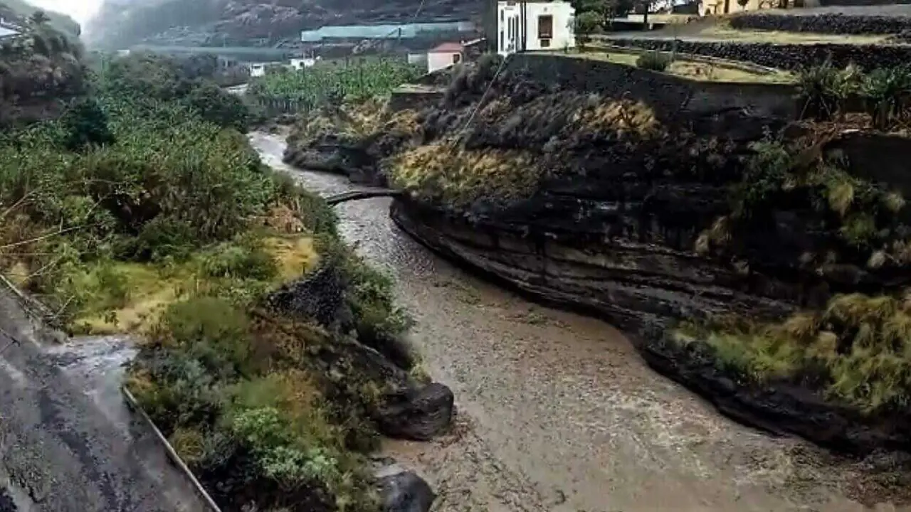 Los barrancos han corrido en toda Canarias como no se recordaba.