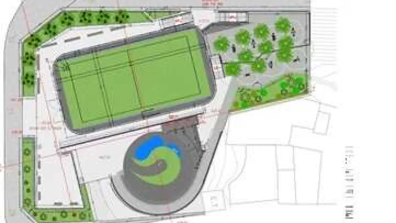 Plano del proyecto a licitar en Playa La Viuda