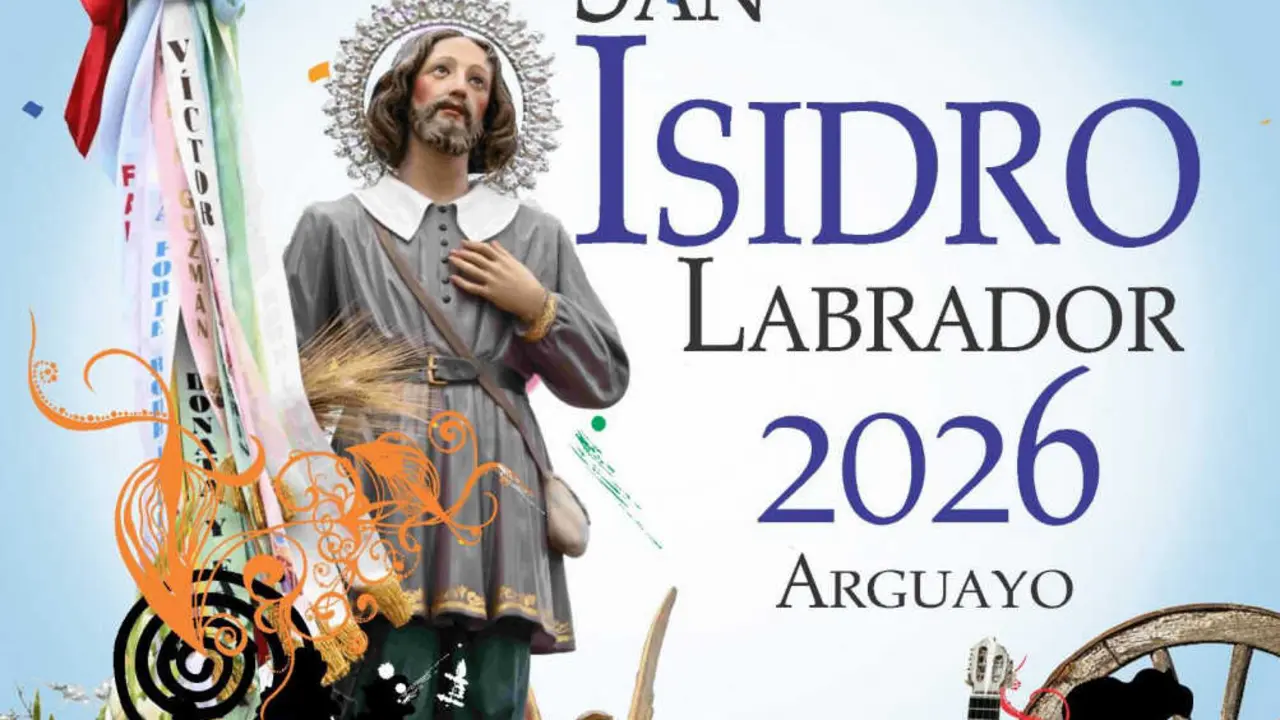 Cartel de las fiestas de San Isidro Labrador en Arguayo(1)