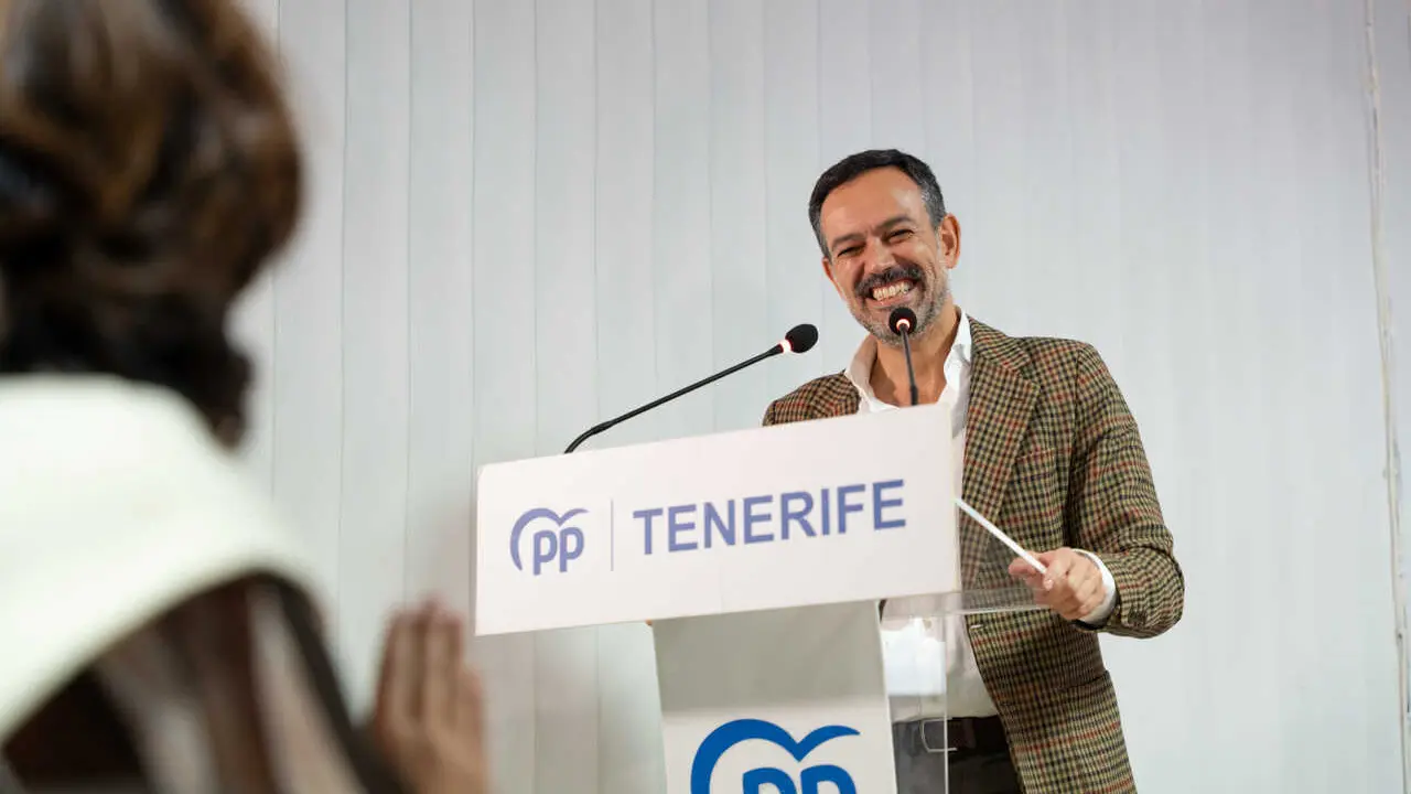 El presidente del PP en Tenerife, Lope Afonso(1)