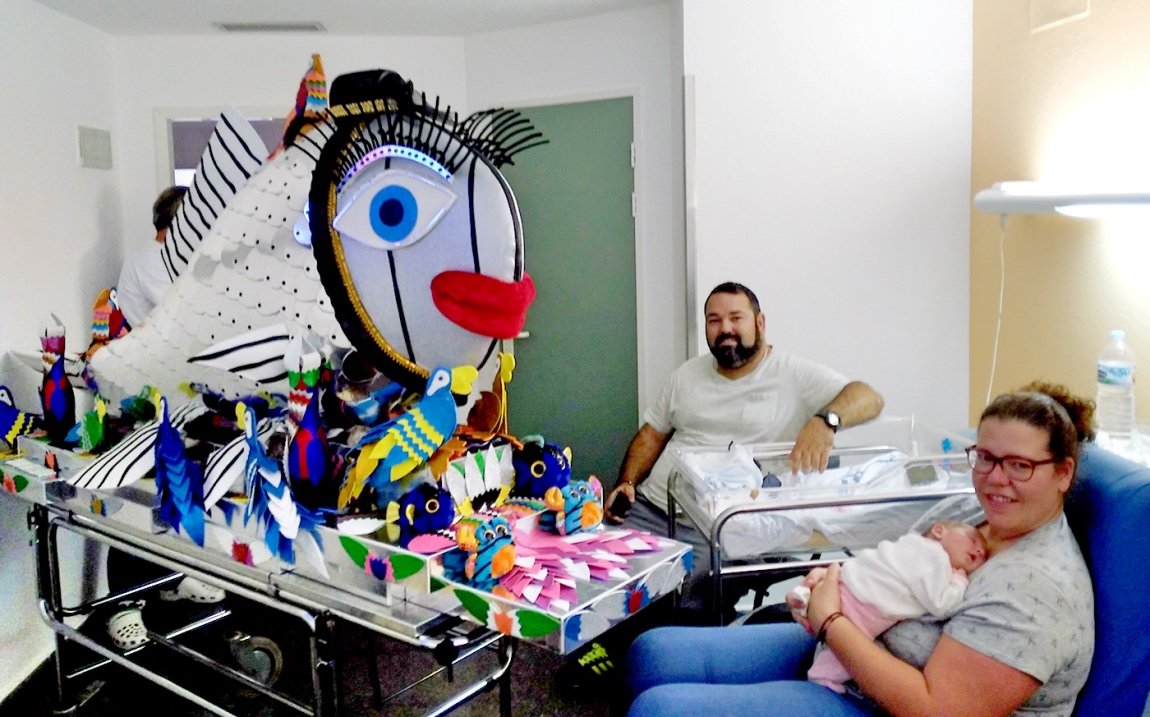La Sardinita saludó a los niños hospitalizados en La Candelaria habitación por habitación_Fotor