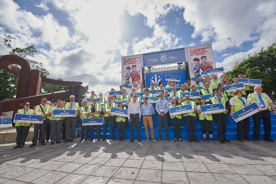 Concurso Conductores Tranvía. Foto Familia