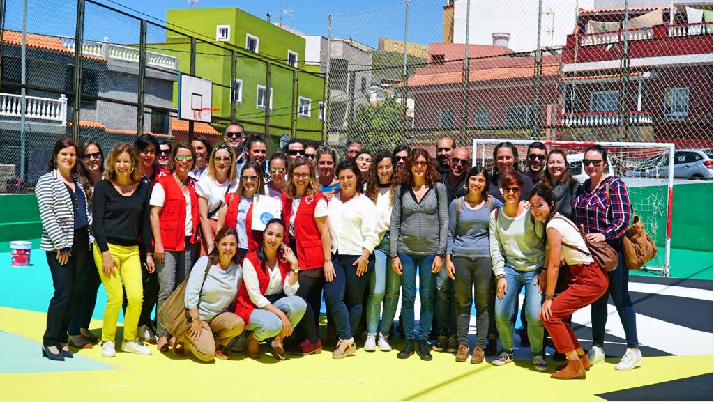 Barrios por el Empleo Juntos más Fuertes-Murales_Fotor