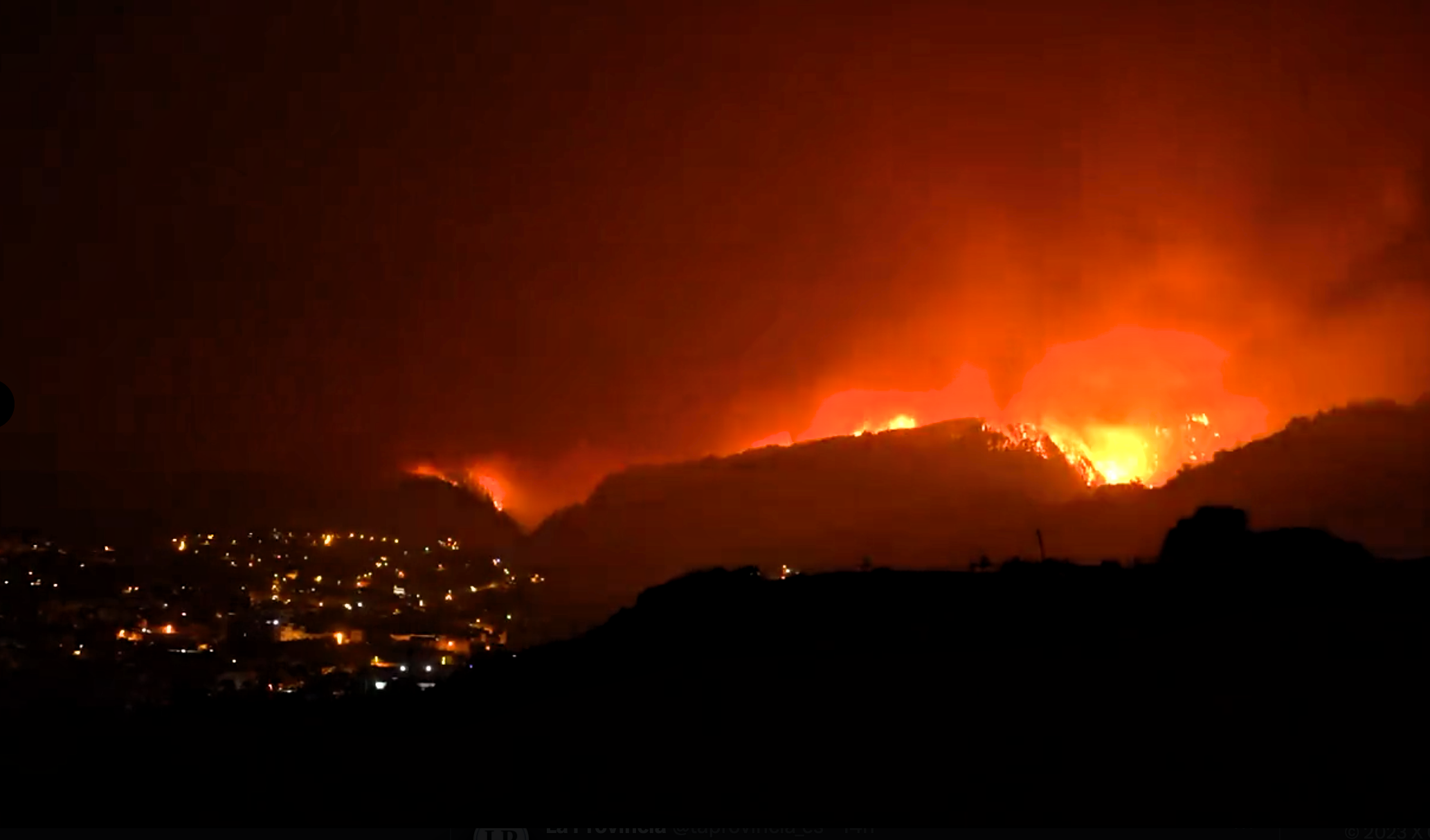 Incendio TF Norte 2023-08-19 a las 14