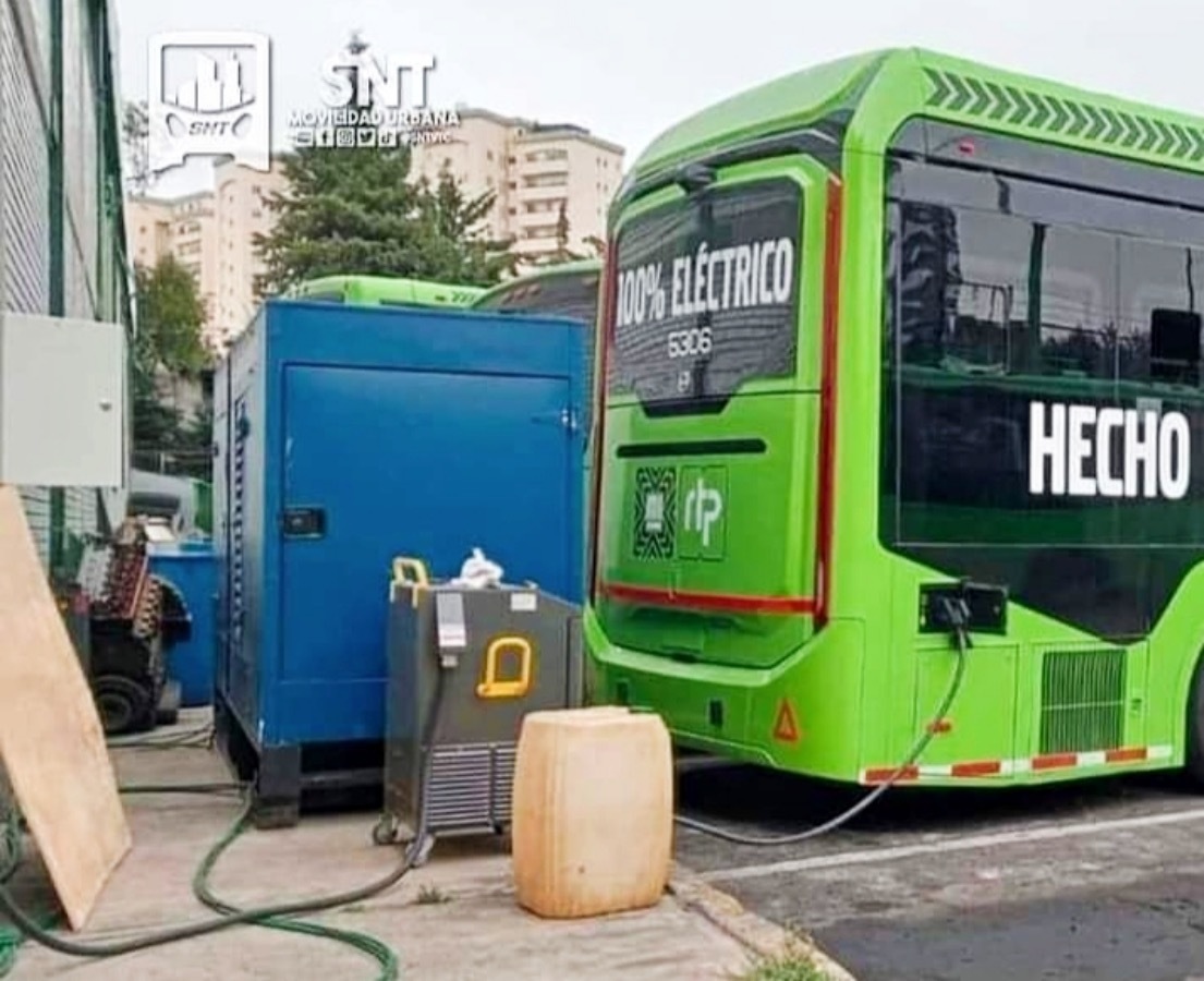 Guagua eléctrica cargador de gasoil