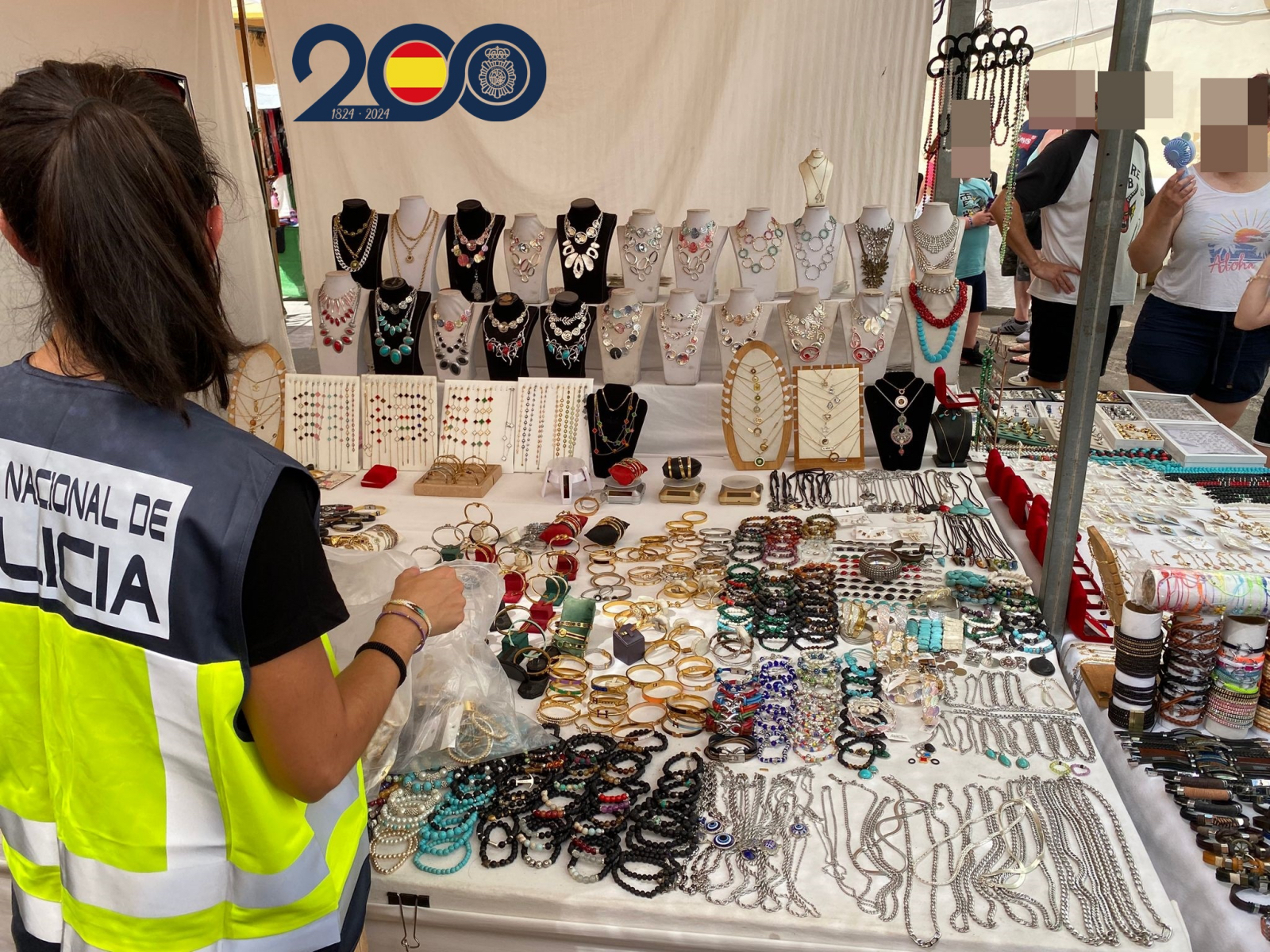 Policía Nacional mercadillos falsificaciones Tenerife Sur