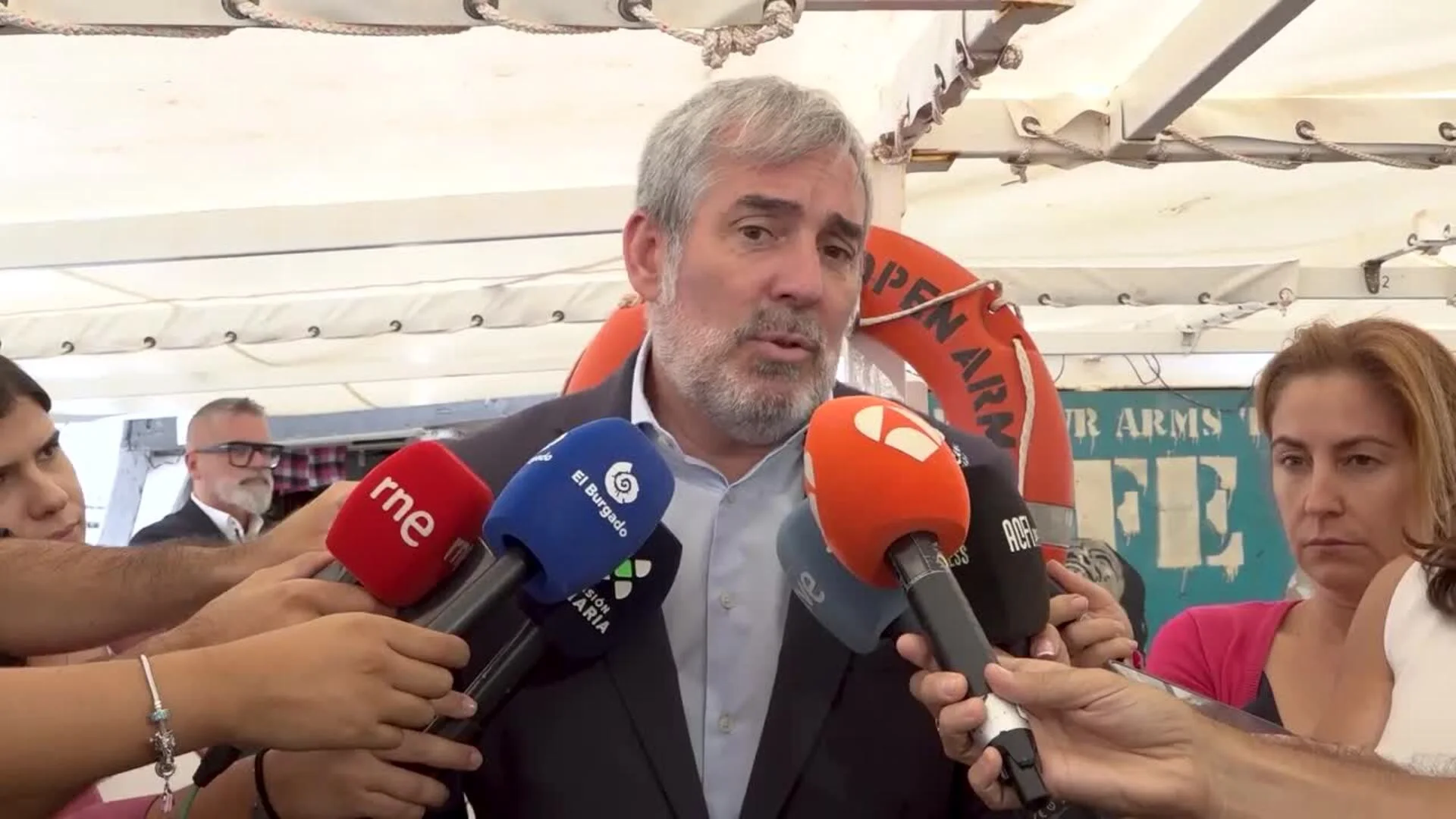 Clavijo no tupo reparos en calificar a Abascal de "auténtico fascista".