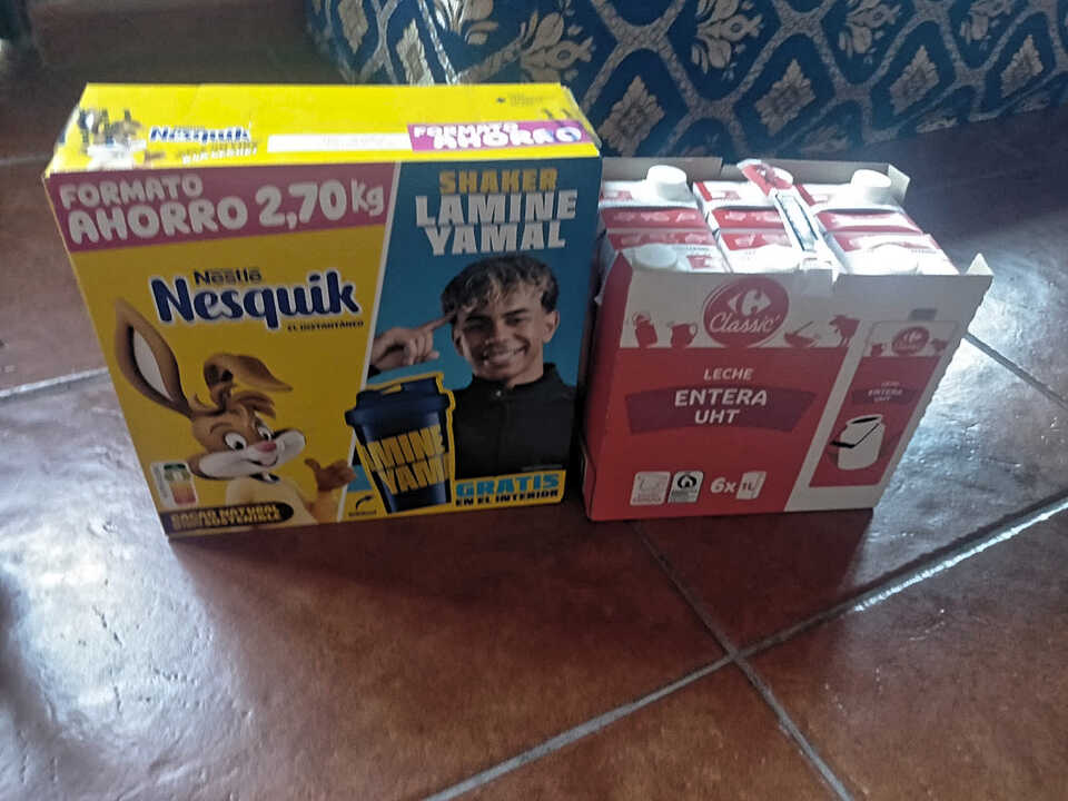 Nesquik con leche